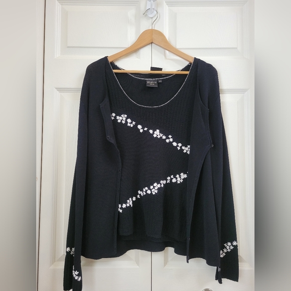 Cardigan/Tank set - Picture 1 of 7